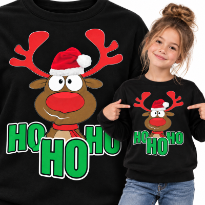BLUZA ŚWIĄTECZNA HO HO HO